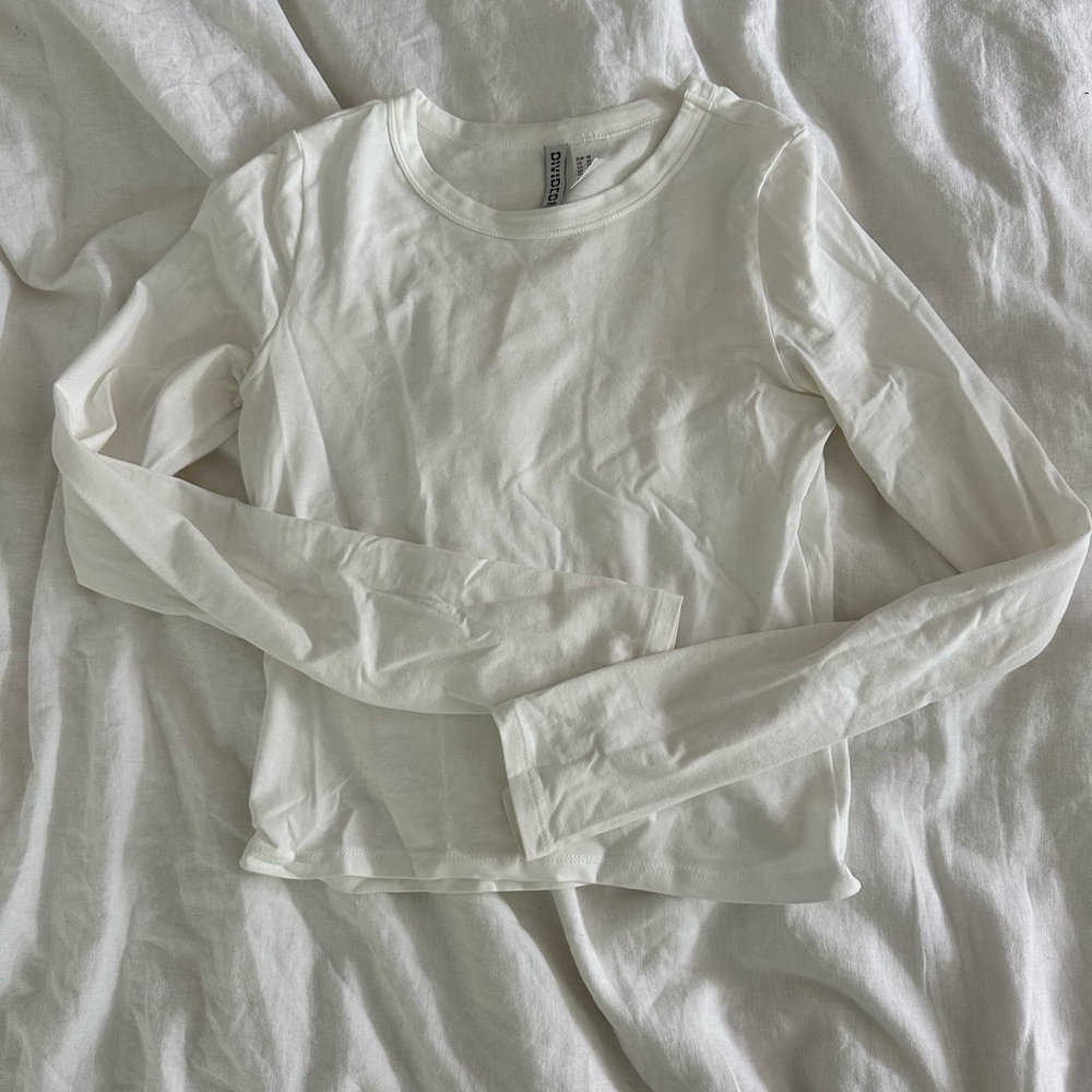 H&M white long sleeve